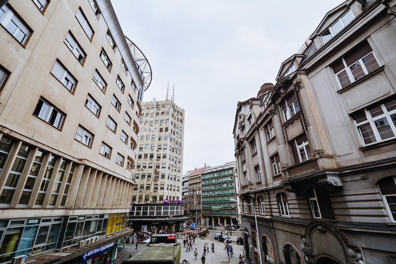 Max Central Apartment Belgrad Exteriör bild