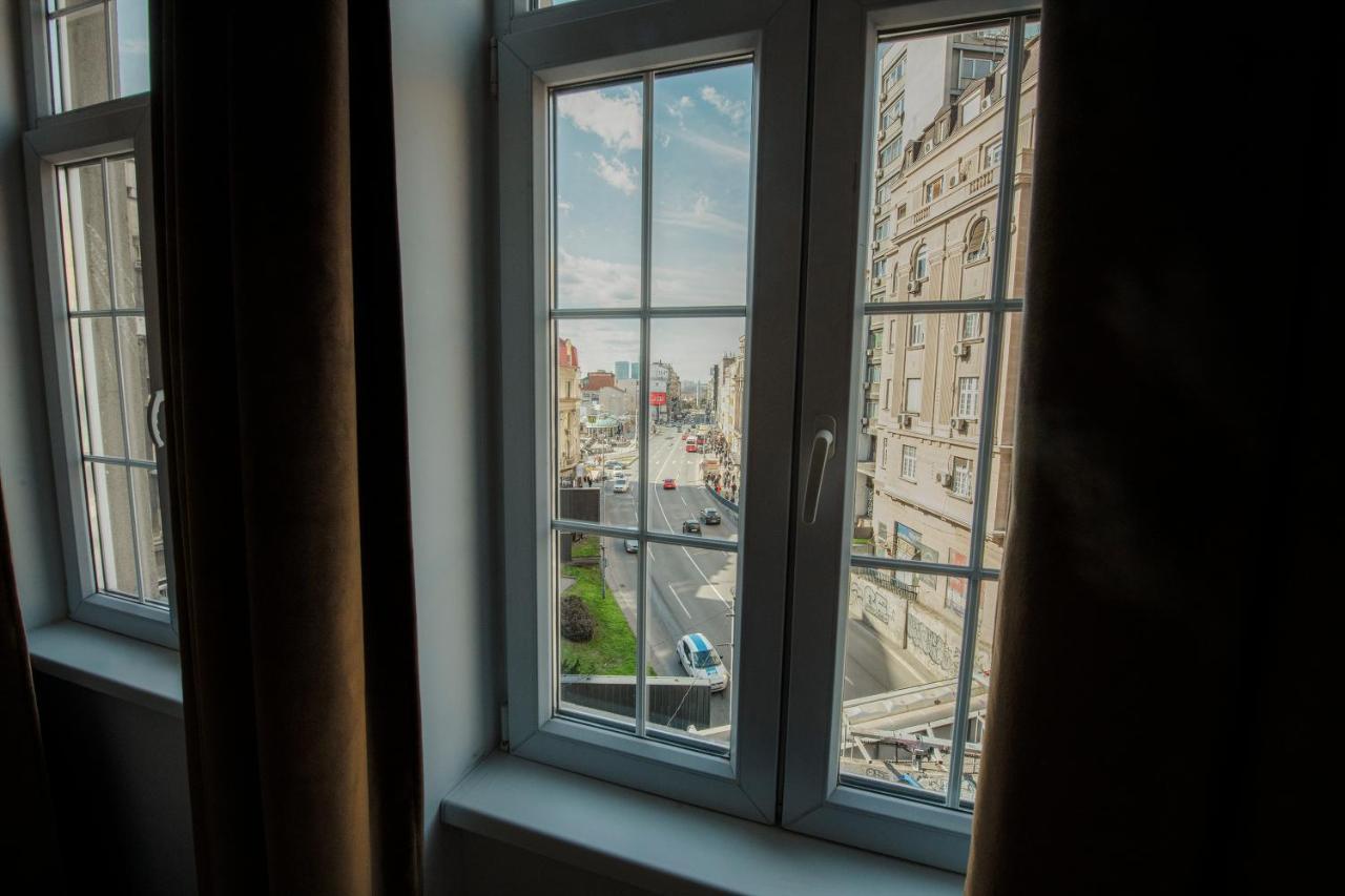 Max Central Apartment Belgrad Exteriör bild